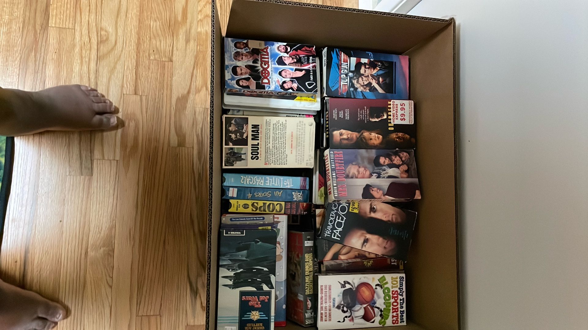 VHS Tapes Sold As A Package