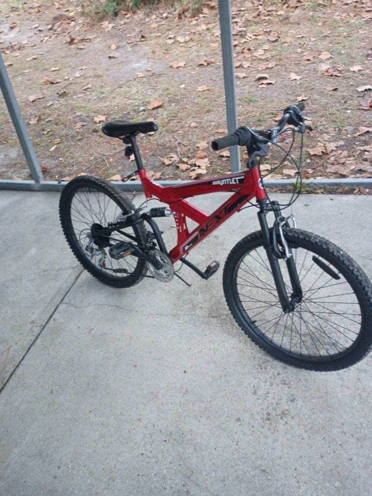NEXT 24-inch Gauntlet mountain bike.