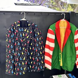 Two Christmas Jackets, XL
