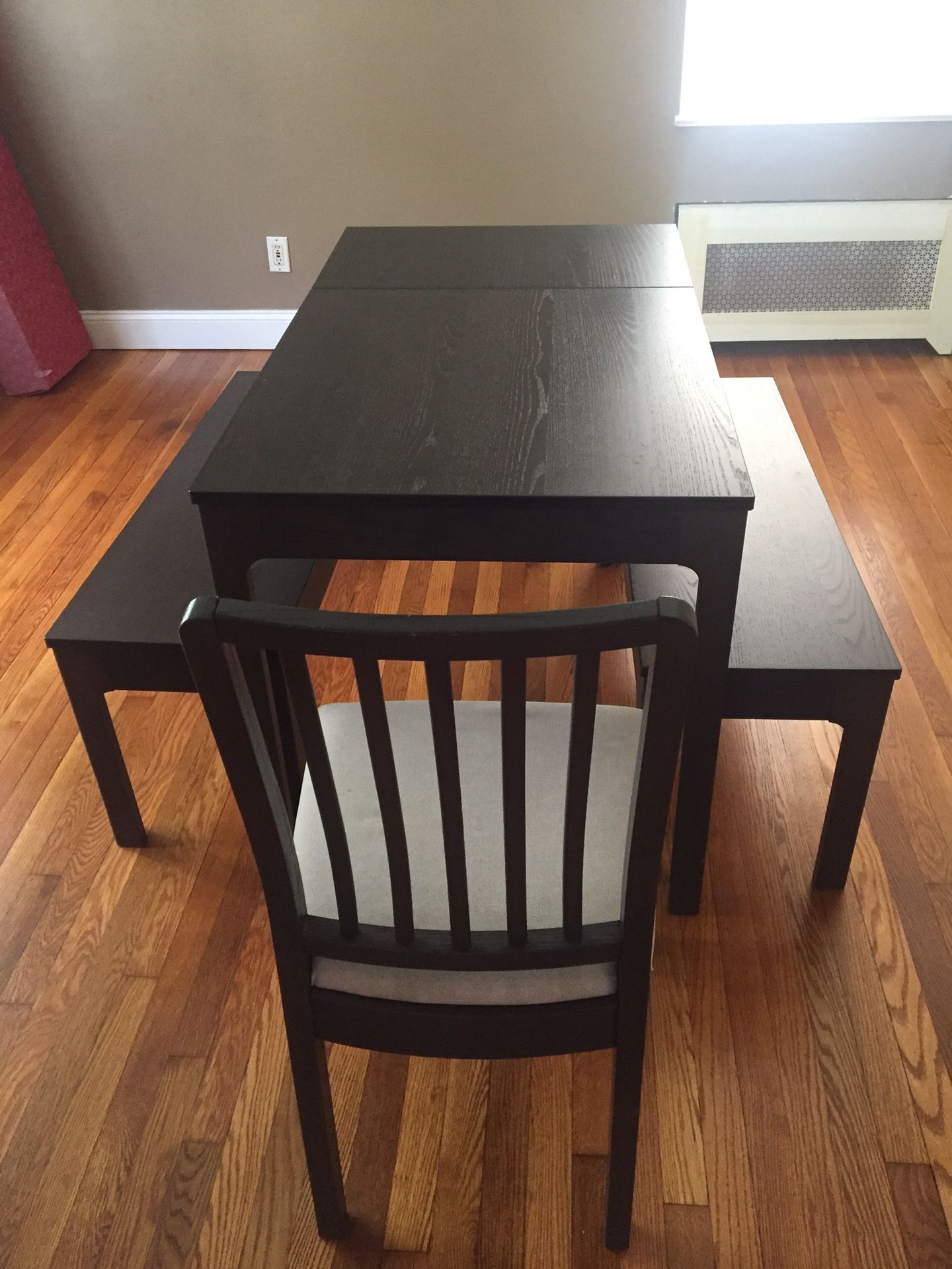 IKEA extendable table dining set