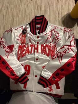 Kids Death Row Records Satin Varsity Jacket Size S