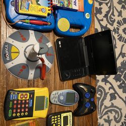 Vintage electronic toy game lot leap pad leapfrog bop it Philips dvd player connect four sudoku not tested