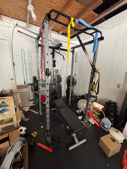 RitFit Gym cage with pulley system and landmine