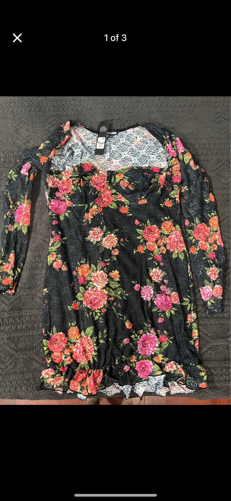 Brand New Lace Fashion nova Dress