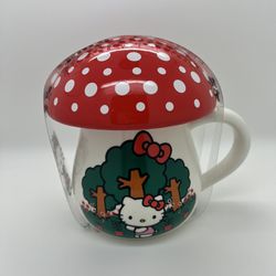 Hello Kitty Mushroom Mug with Topper