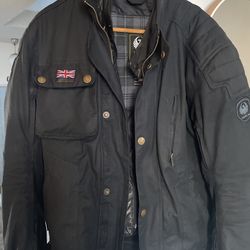 Merlin Stafford Waxed Motorcycle Jacket