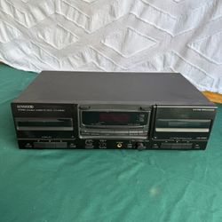 Kenwood KX-W6060 Stereo Double Cassette Deck