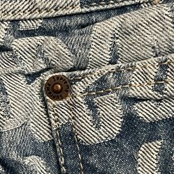 supreme fat tip jacquard regular jean size 34 for Sale in