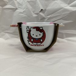 Hello Kitty Chop Sticks Bowl