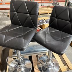 Black Barstools Good Condition 