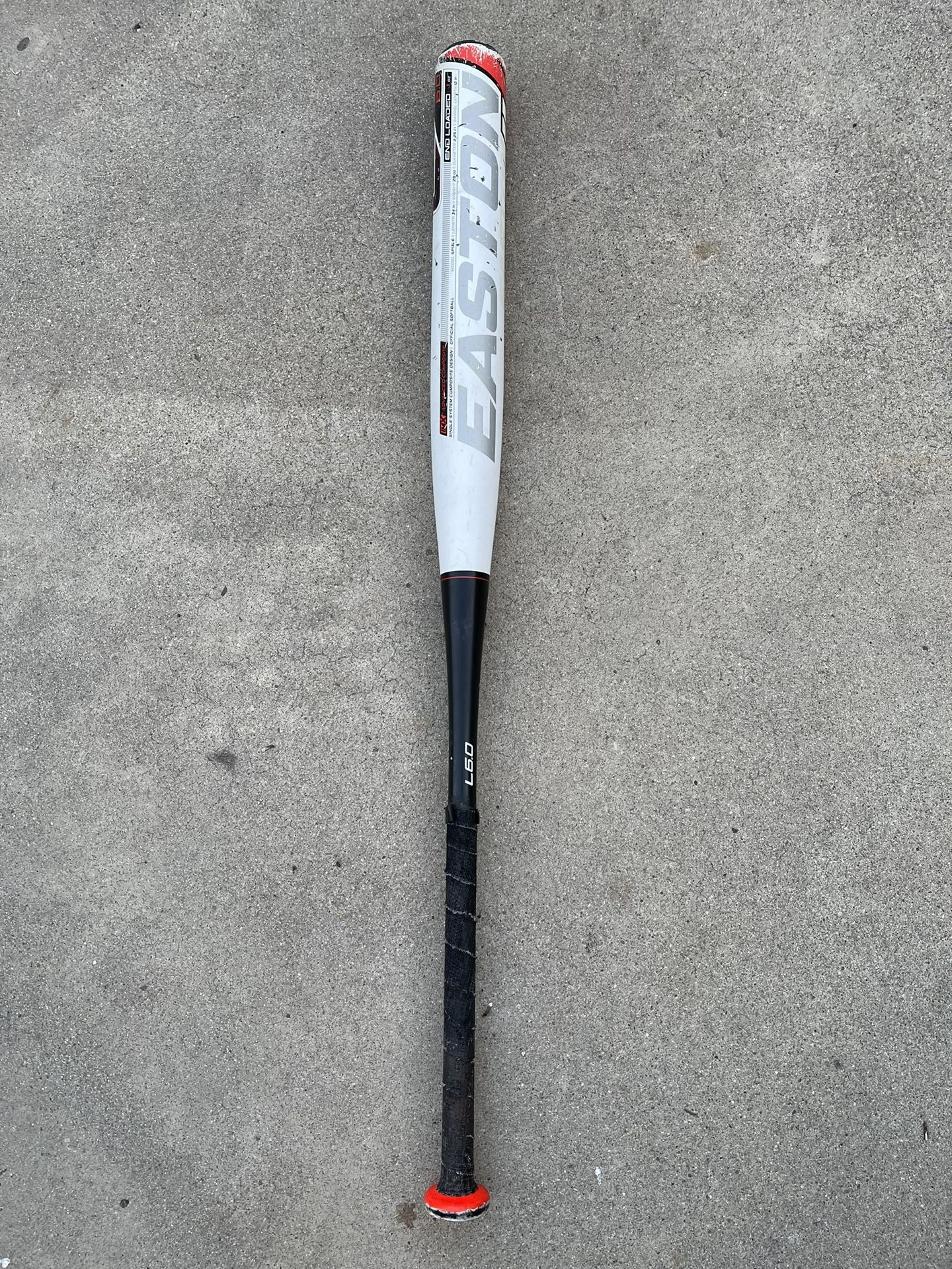 Easton Raw Power L6.0 SP13L6 Softball 34/26 Composite Bat End Loaded Slow ASA