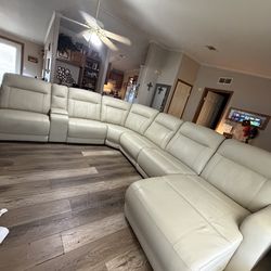 Leather couch
