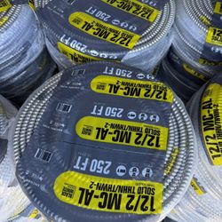 MC Wire 12/2 Electrical Wire 250ft New $200 (12/3 250ft MC $280  (price If Each )14/2 MC 10/2 MC 10/3 MC Also Available