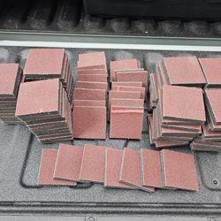 97 3" x 3" Sandpaper Blocks