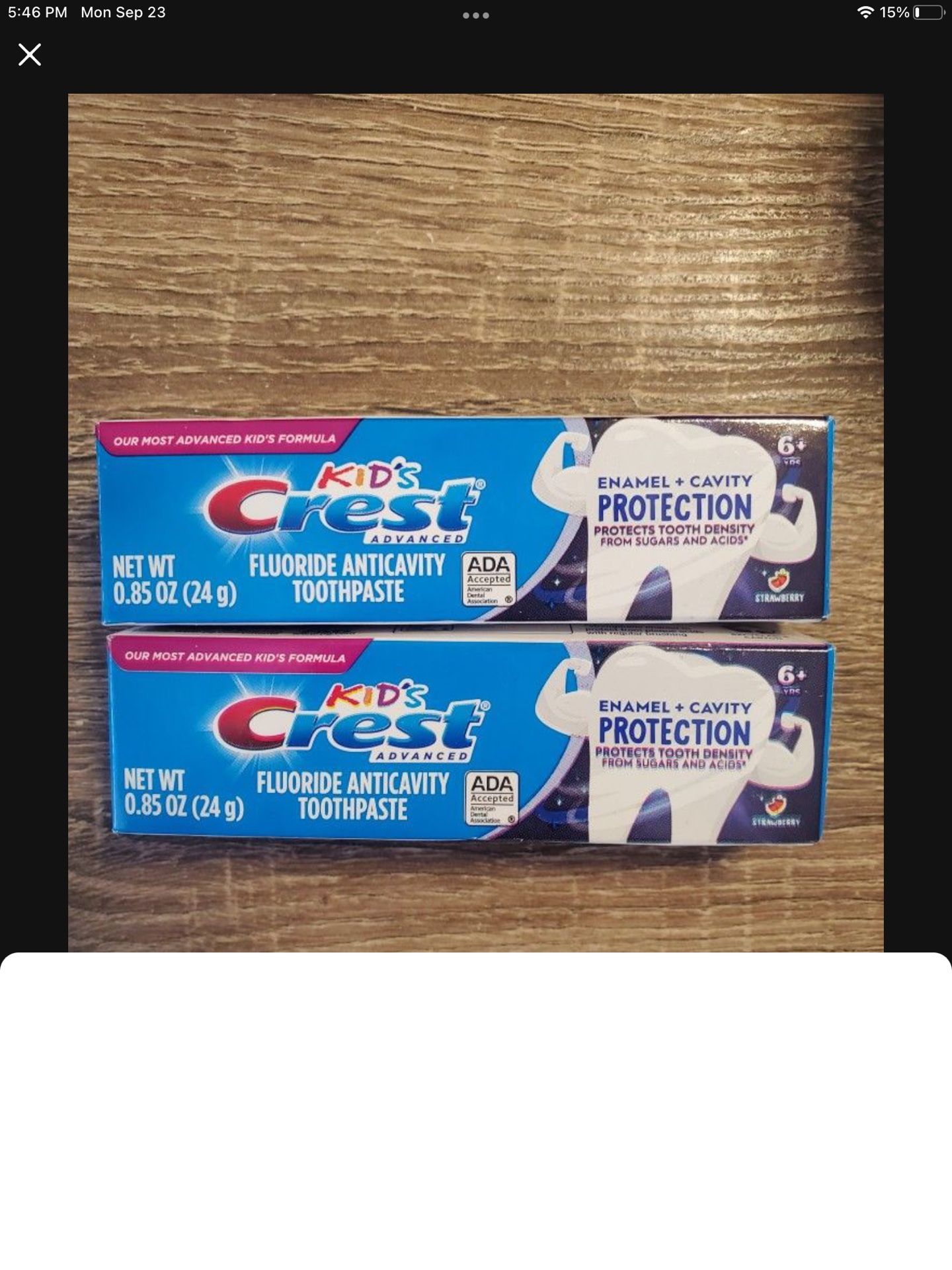 Toothpaste Kids And Adults $20 Each