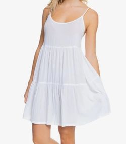 White Roxy Beach Dress