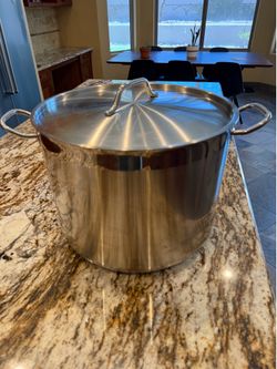 Cooks Standard 30-Qt Stainless Steel Stock Pot w/Lid | 20th St & Baseline