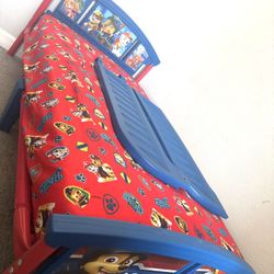 Paw Patrol Toddler Bed & Mattress 