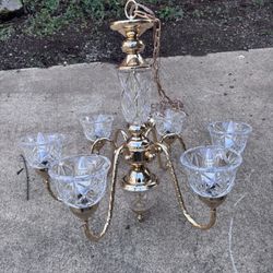 Glass Chandelier 