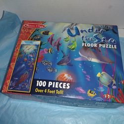 Melissa & Doug Under The Sea - 100 Piece Floor Puzzle 4ft