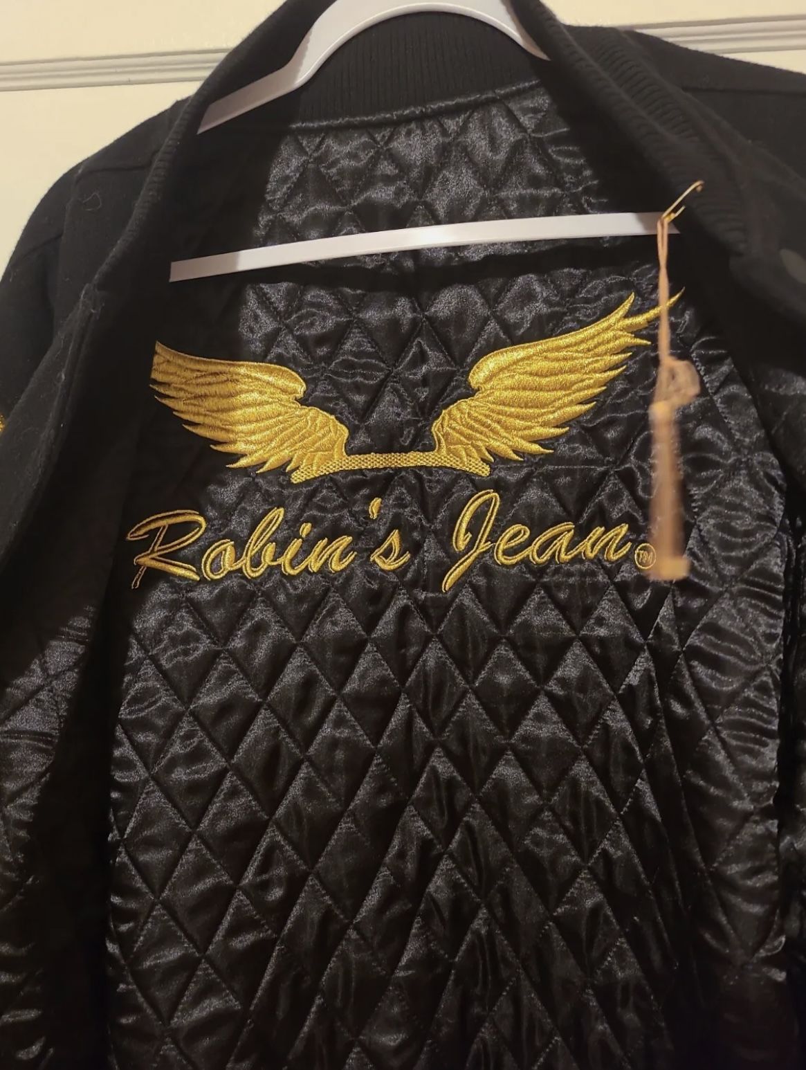 Robin Jeans Reversible Letterman Jacket - Main Image