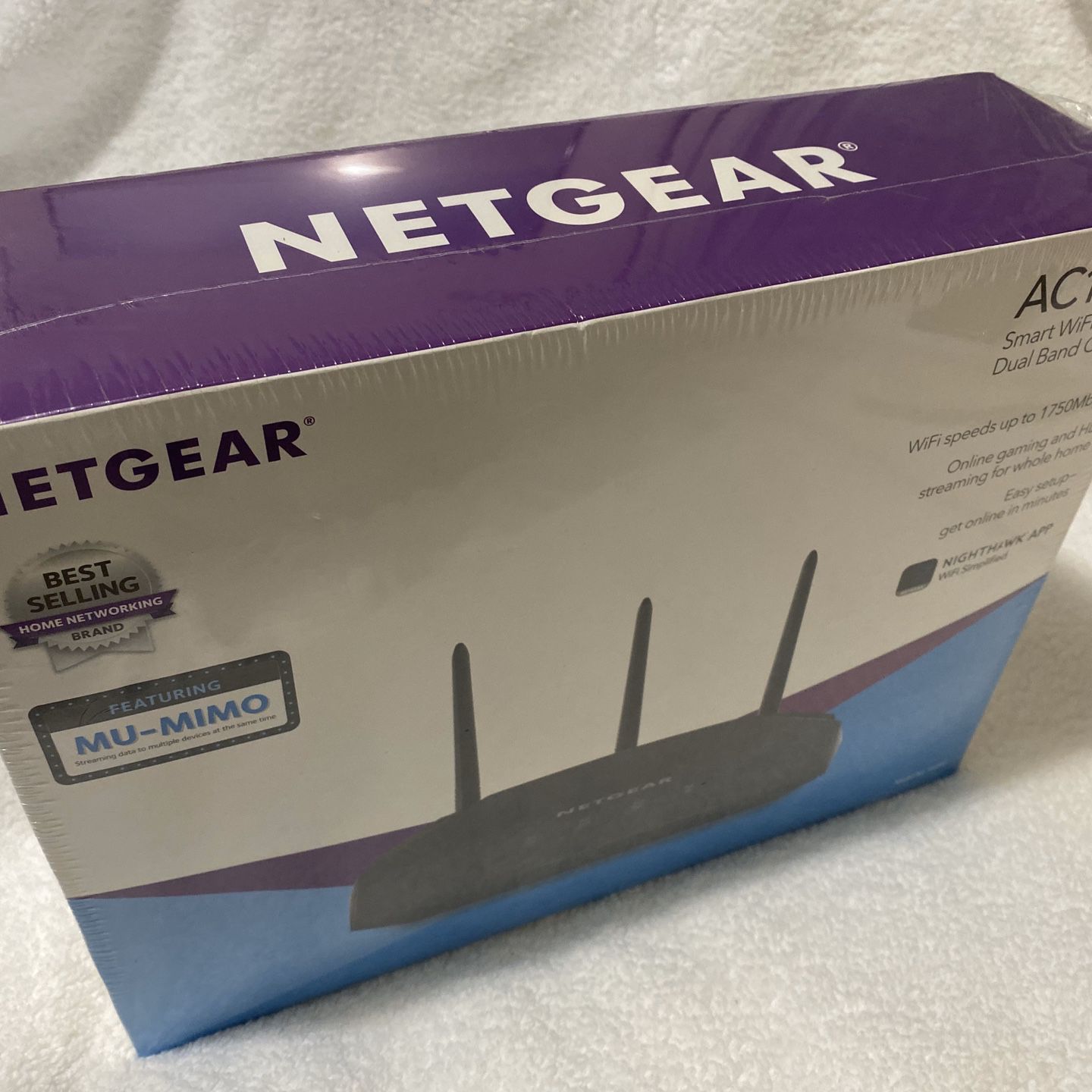 🔹 BRAND NEW! 🔹 ▹ NETGEAR® AC1750 Smart WiFi Router / Dual Band Gigabit!