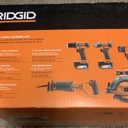 Rigid 18V 5-Tool Combo Kit
