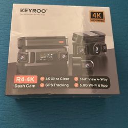 KEYROO R4-4K 4-channel dash cam - New In Biox