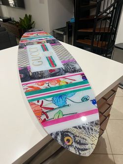 Oliver Gal Gucci Surf Board Wall Decor