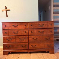 Mirror And Dresser Set