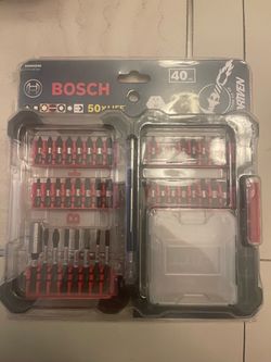 Bosch 40-Piece Driven Impact Screw driving Custom Case Set (Model: SDMSD40