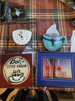 Coffee clocks and signs, read full ad