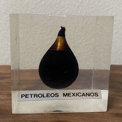 Paper Weight Rare Find Vintage Petroleos Mexicanos 