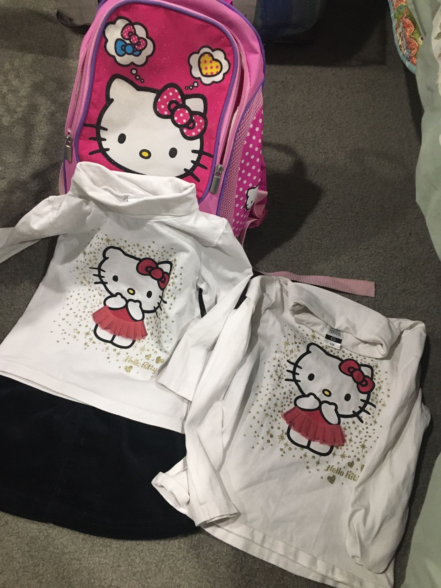 Hello Kitty outfit and backpack set