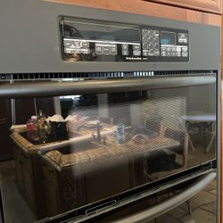 Kitchen aid Black Double Oven 30x42  Perfect Working Condition 