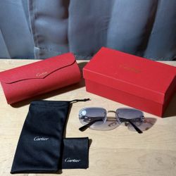 Cartier Blue Lens Glasses
