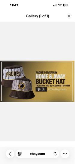 SD Padres bucket hat