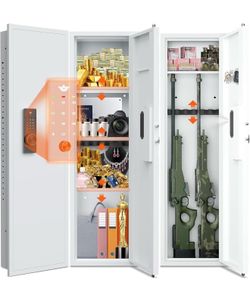 White Wall Gun Safe