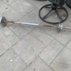 Barra Con Pesas