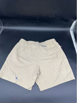 Birddogs Mens XL Beige Lined Athletic Training Performance Gym Shorts