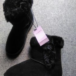 Serra Ladies Lambskin Boots