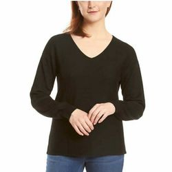 Ella Moss Ladies' Ribbed V-Neck Sweater size XS-2X Available 