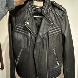 Michael Kors Biker Leather Jacket