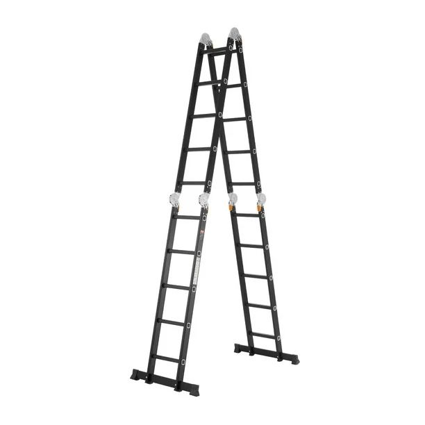 7-in-1 Multi-Purpose Folding Ladder – 5-Step, 19 ft Reach Height for Versatile Work