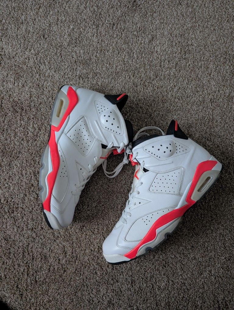 2014 Jordan 6 White Infrared Size 12