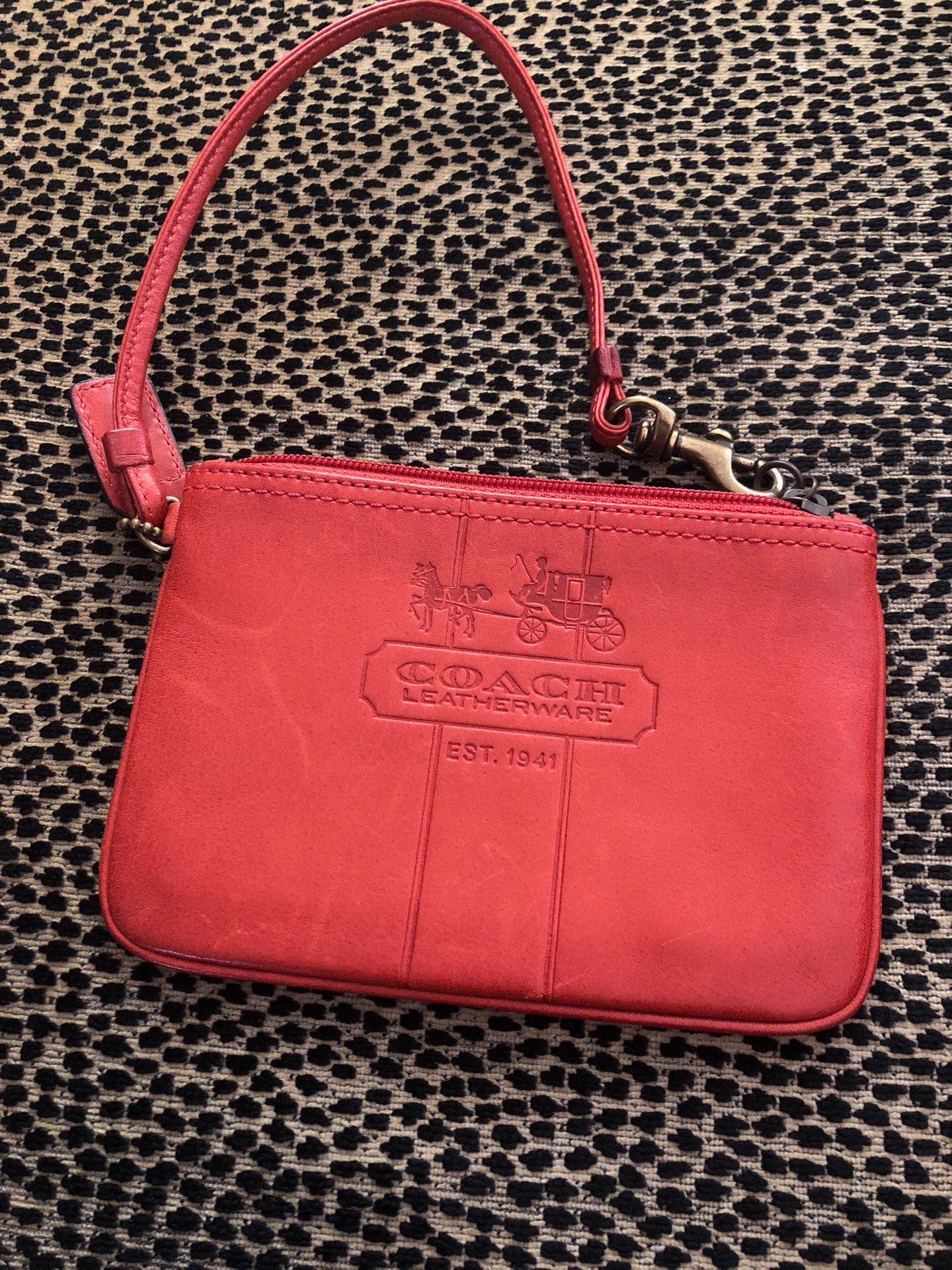 Coach leather small purse