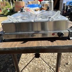 Stainless Steel Server And Warming Tray