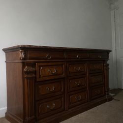 Brown Dresser 12 Drawers