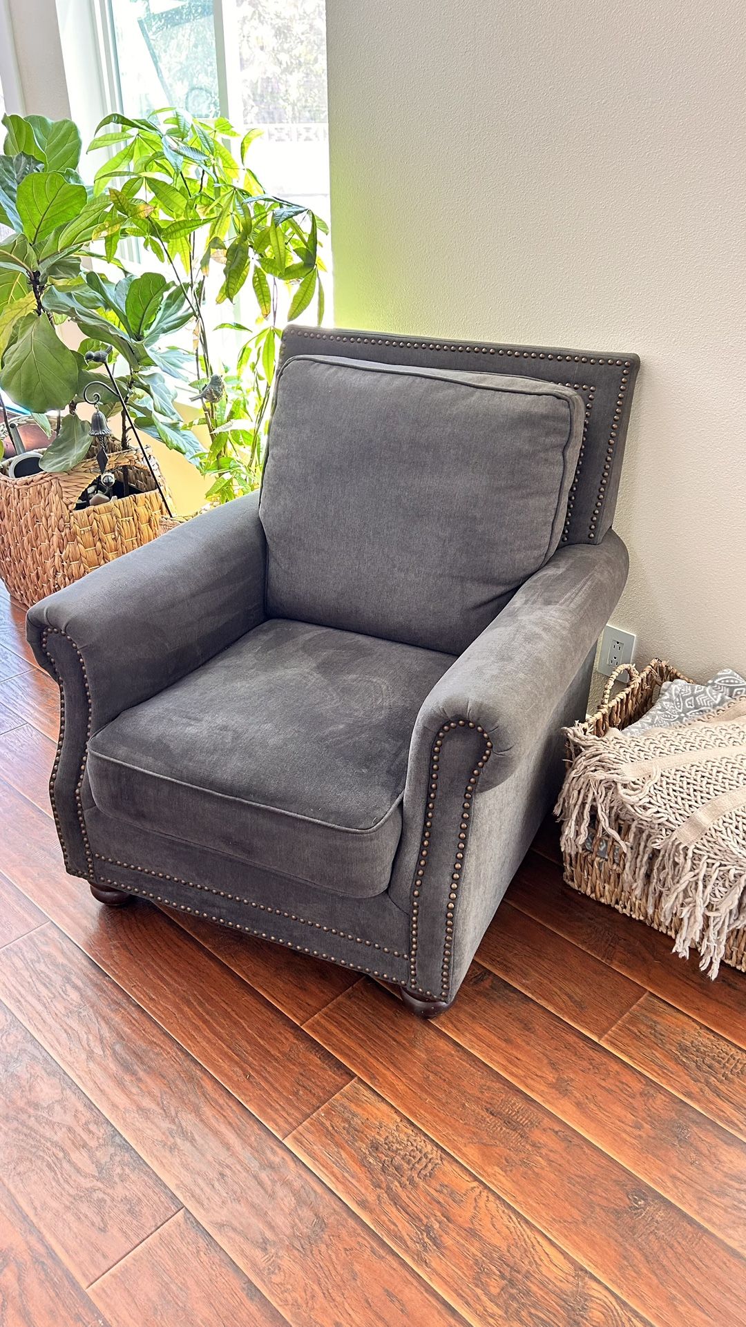 Gray Armchair