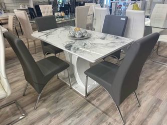 New 5pc dining set in box buy now pay after $39 down no credit needed